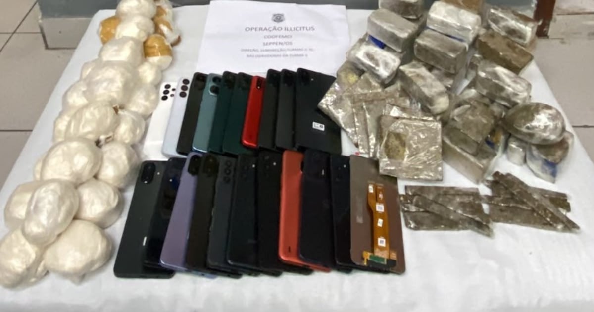 Polícia Penal impede entrada de celulares e drogas em presídio feminino em Benfica, no Rio