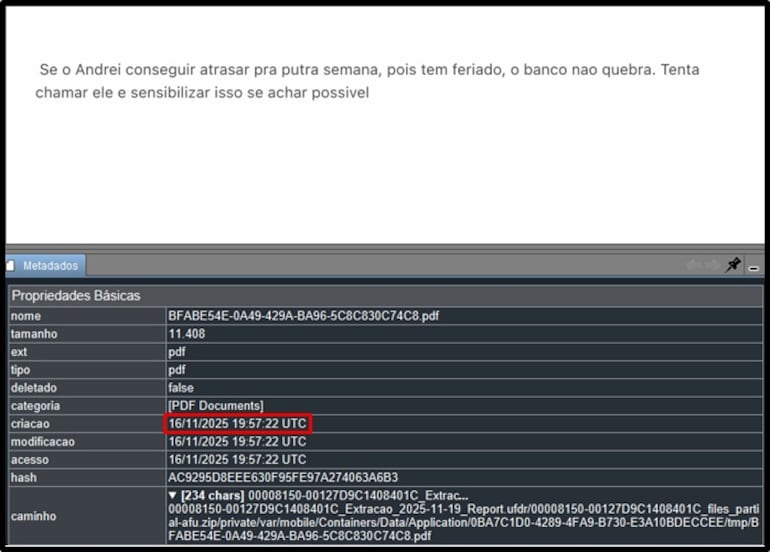 Em mensagem supostamente enviada a Moraes, Vorcaro pede a ministro para que diretor-geral da PF barre ações contra o Master