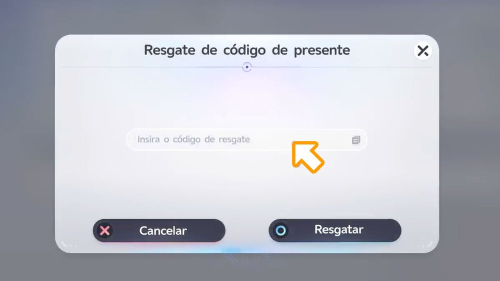 Insira seu código de presente em Aniimo e resgate os itens extras que ele oferece — Foto: Reprodução/Rafael Monteiro