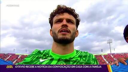 Com a família, Otávio celebra a convocação para a Seleção Brasileira
