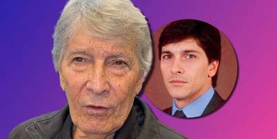 Juan Ferrara atualmente, aos 82 anos, e na década de 1980, no auge de sua fama de galã Foto: Reproduções