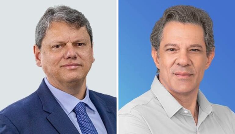 Real Time: Tarcísio tem 53% das intenções de voto no 1° turno em São Paulo; Haddad tem 36%