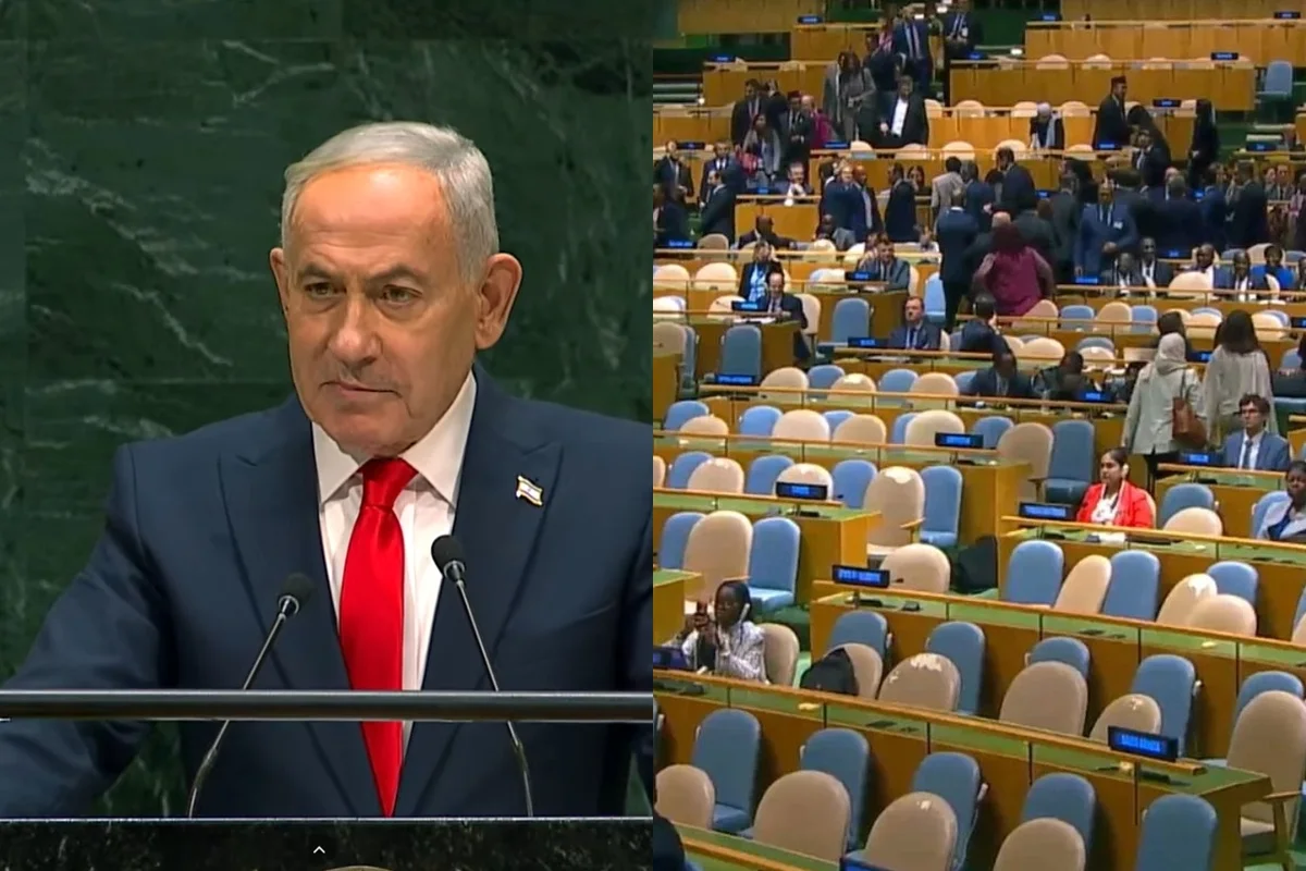 Brasil e outros países deixam ONU na fala de Netanyahu, que diz: "Covardes"