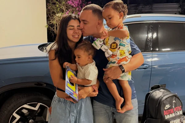 Filhos de João Gomes se empolgam ao assistir show do pai no Rock in Rio - destaque galeria