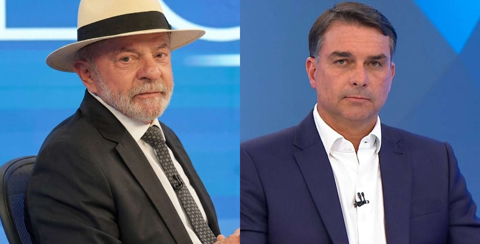 Lula e Flávio Bolsonaro no 'Entrevista com o Candidato', na Globo: o formato de sabatina individual, sem confronto com os adversários, se tornou o formato preferido dos presidenciáveis