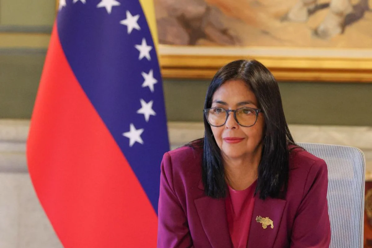 Delcy Rodriguez, presidente interina da Venezuela