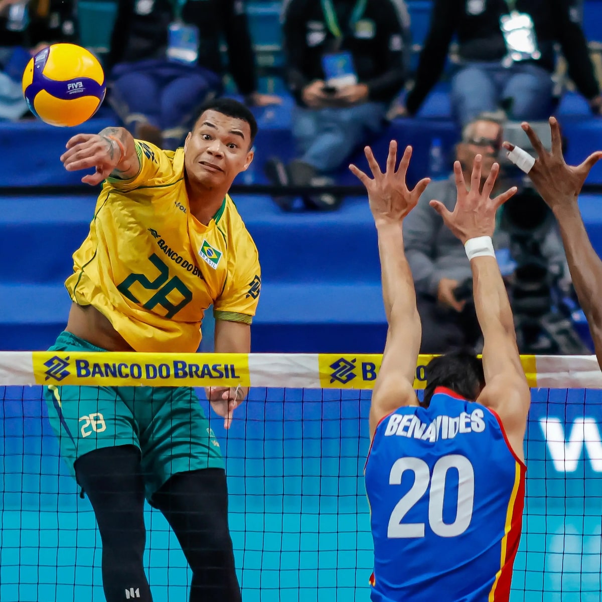 Brasil bate Colômbia e soma terceira vitória consecutiva no Sul-Americano Masculino de Vôlei