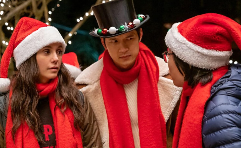 Um Match Surpresa é uma comédia romântica natalina estrelad por Nina Dobrev — Foto: Divulgação/IMDb