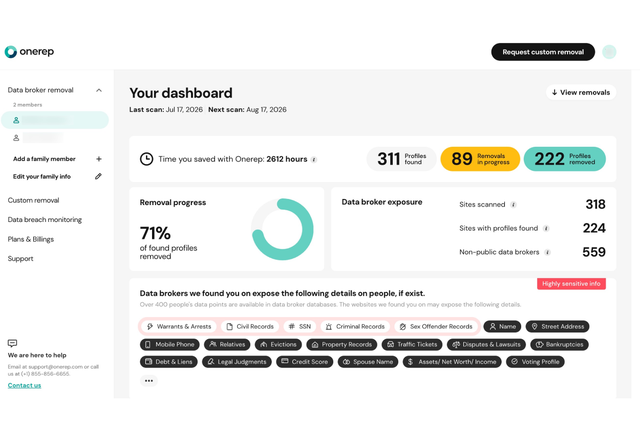 Imagem da matéria: Assuma o controle da sua privacidade online com o serviço de remoção de dados Onerep