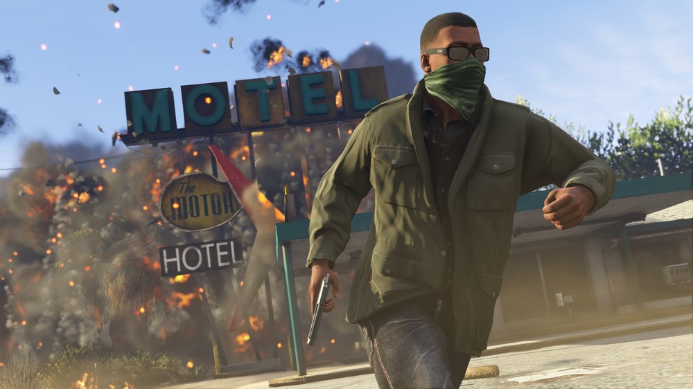As missões de Franklin em GTA 5 são repletas de ação — Foto: Reprodução/Xbox