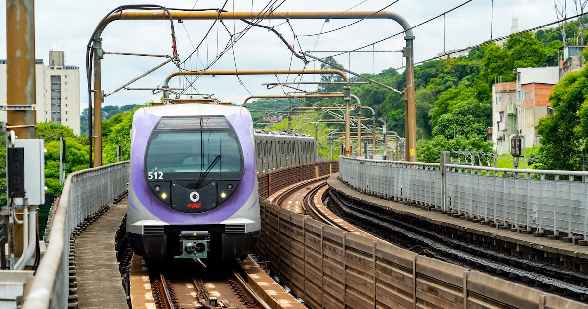 Linha 5-Lilás registra falhas em dois pontos e opera com lentidão; veja trecho afetado