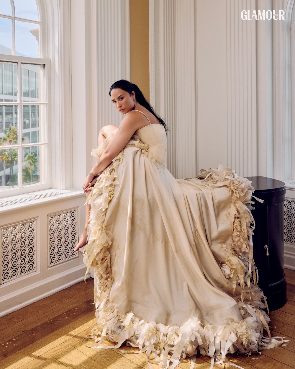 Demi Lovato recebeu a equipe da Glamour Brasil em Los Angeles — Foto: Mylena Saza/Glamour Brasil