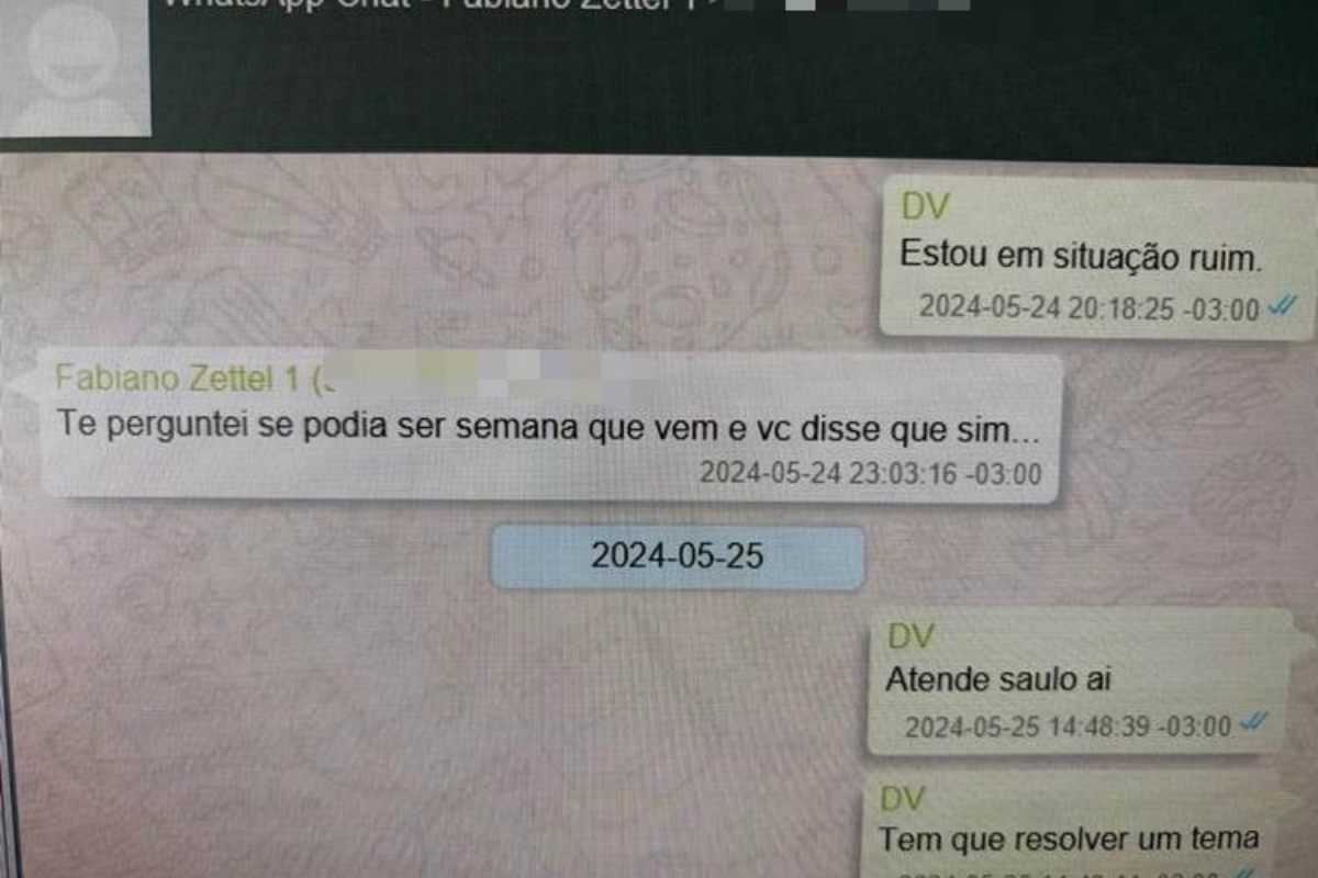 Celular de Vorcaro mostra cobrança por aporte ao Tayayá: "Onde tá a grana?"
