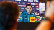 &lsquo;Quem tinha que bater era eu, n&atilde;o o Vini&rsquo;, diz Bruno Guimar&atilde;es sobre p&ecirc;nalti perdido na Copa