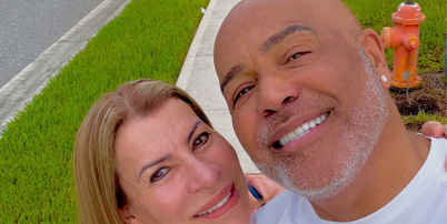 Rick e a esposa, Geralda Helena, no condomínio onde tinham casa em Orlando, nos EUA Foto: Reprodução/Instagram