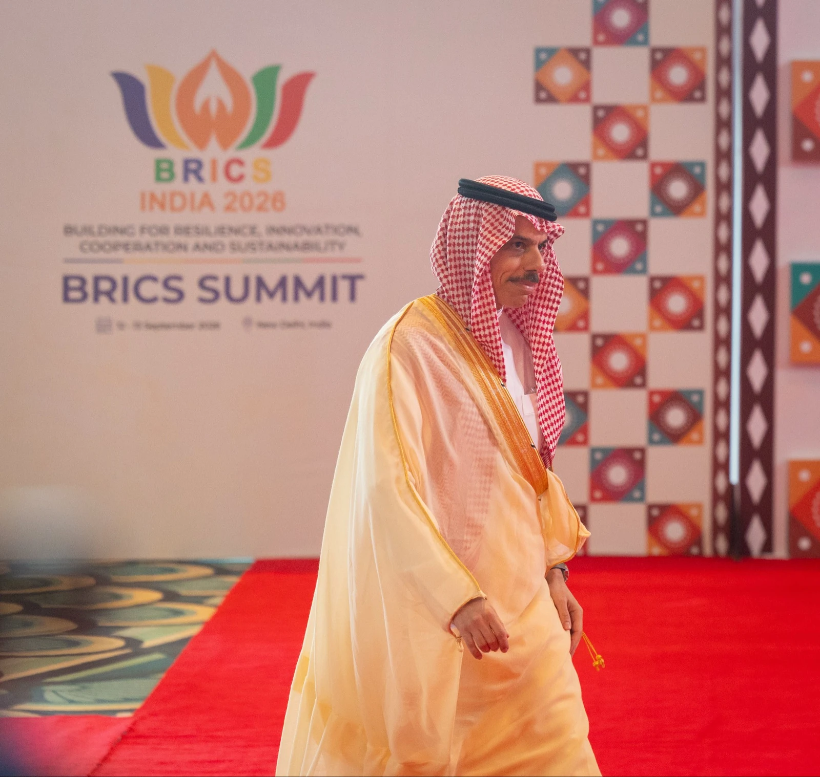 Saudi foreign minister arrives in New Delhi for BRICS summit