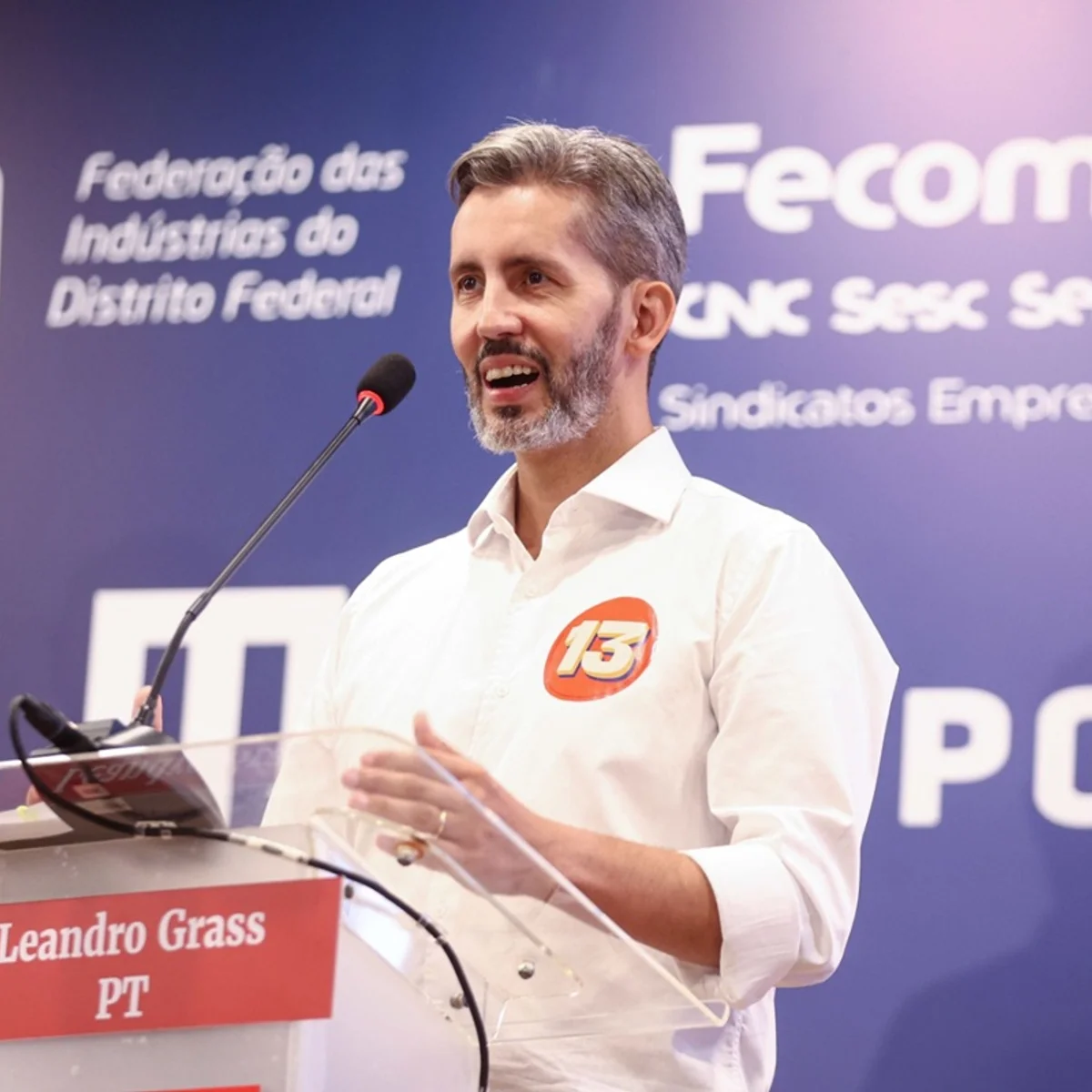 Grass promete recuperar hospital e fortalecer comércio do Gama