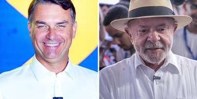 Flávio Bolsonaro (PL) e Luiz Inácio Lula da Silva (PT) disputam a eleição presidencial Foto: Montagem/Fotos: Estadão Conteúdo