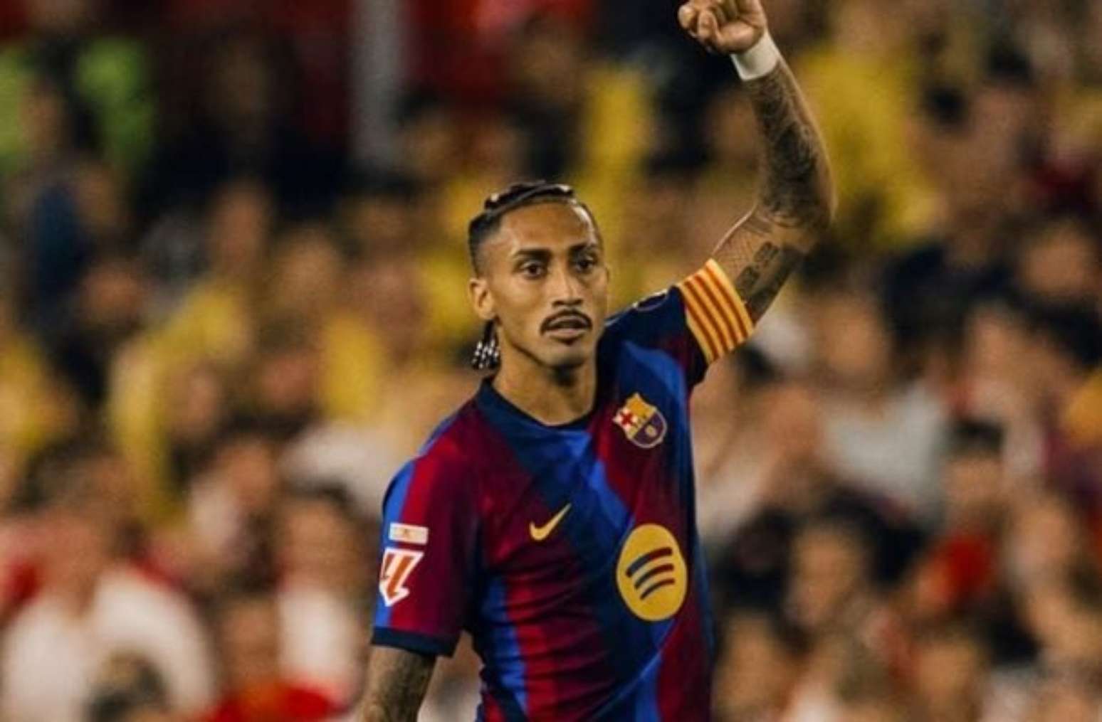 Raphinha &eacute; o artilheiro do Campeonato Espanhol com 12 gols &ndash;