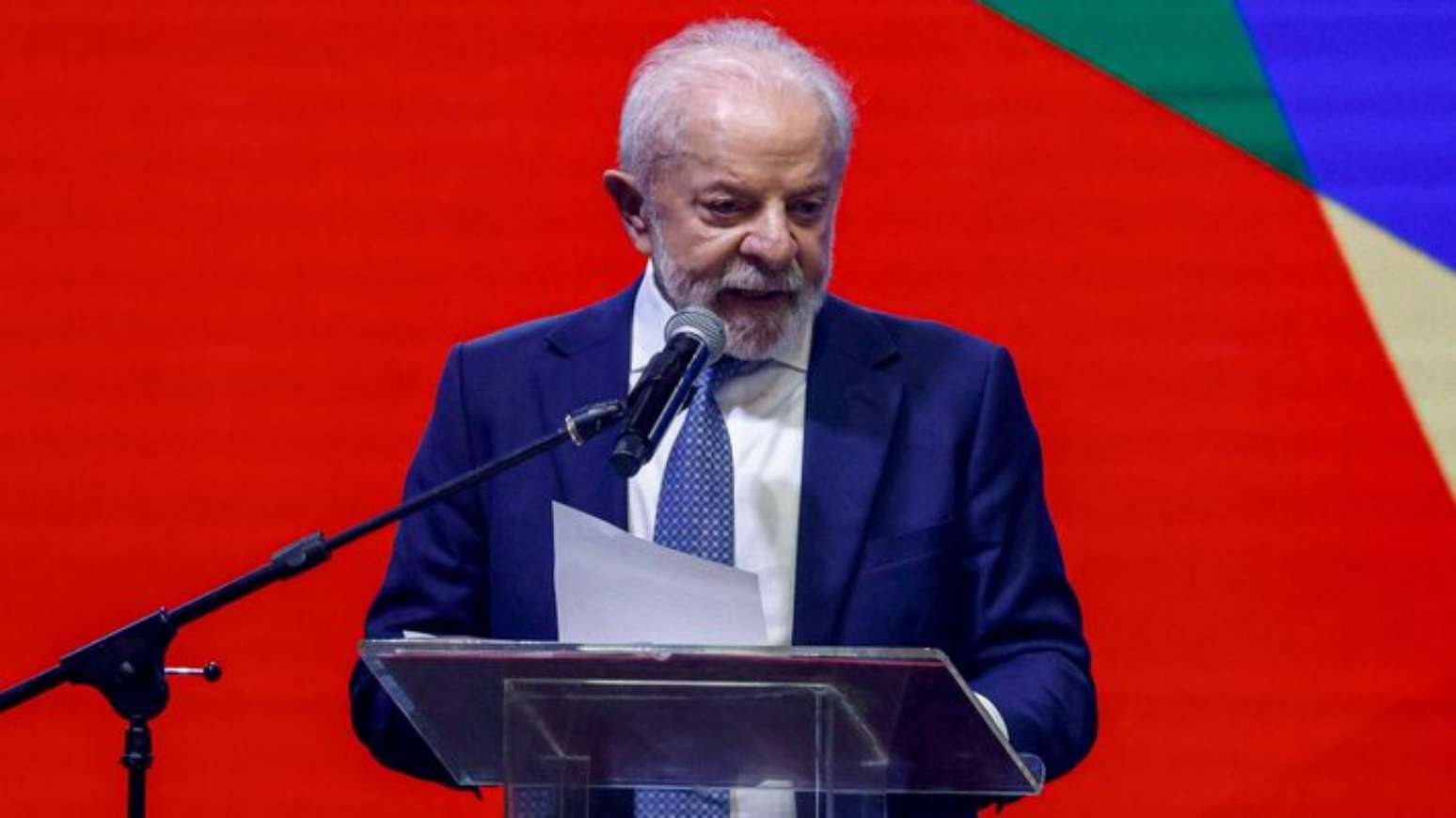 O presidente Luiz Inácio Lula da Silva
