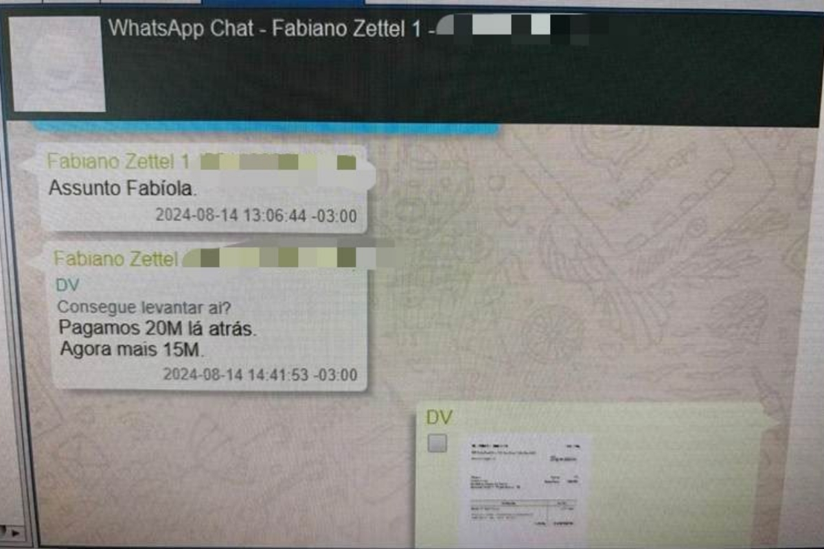 Celular de Vorcaro mostra cobrança por aporte ao Tayayá: "Onde tá a grana?"