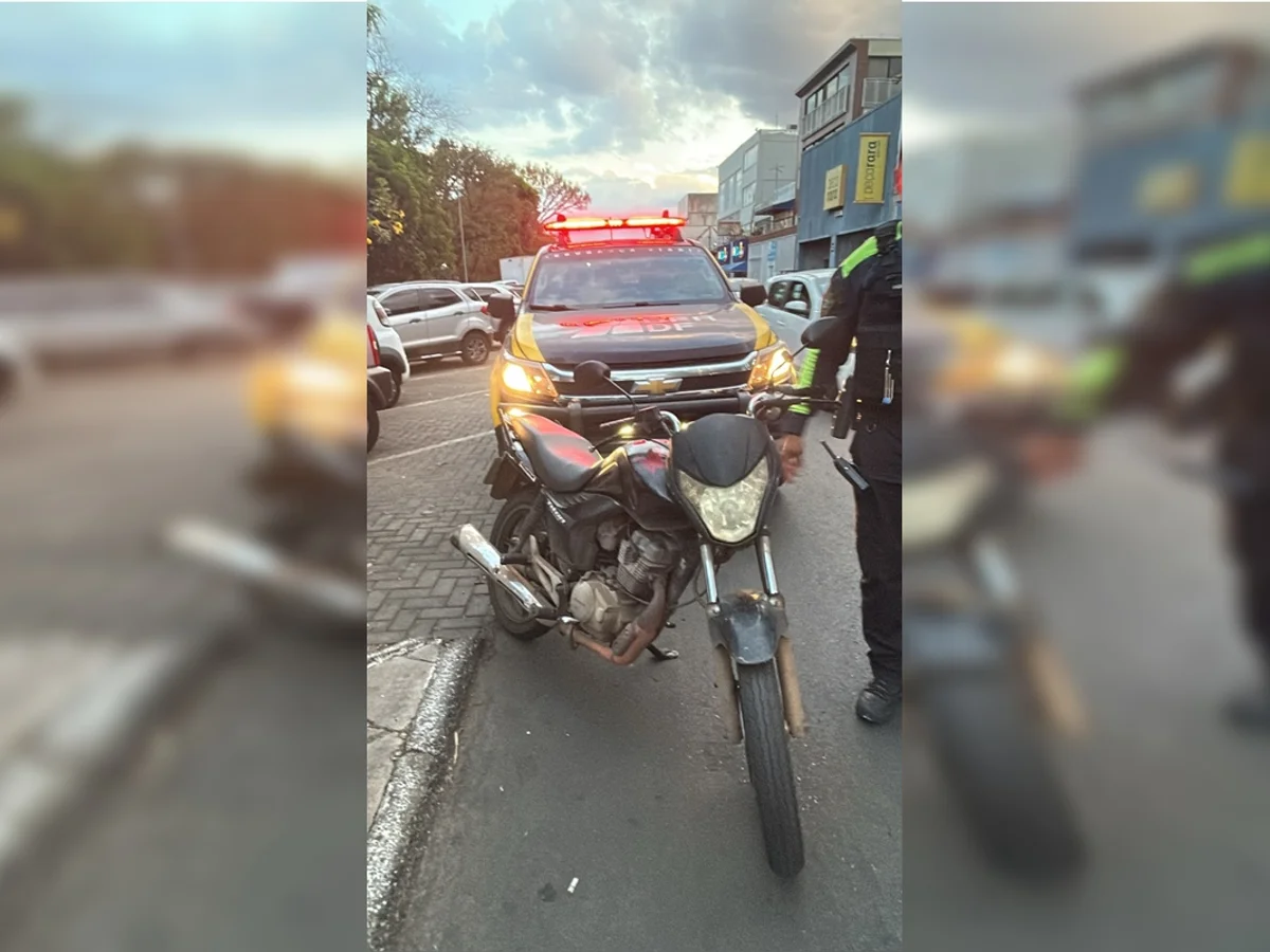 DER e Detran apreendem moto com mais de R$ 114 mil em débitos no DF
