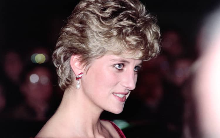 Princess of Wales Diana is pictured before a concert of Paul McCartney's oratorio "Liverpool" in Lille on November 15, 1992.