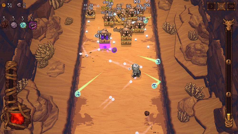 Ball x Pit reimagina o clássico Breakout como um jogo de ação com elementos Roguelike — Foto: Reprodução/Steam