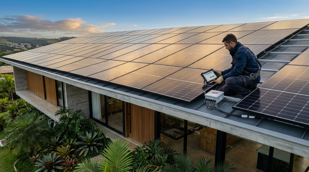 Um sistema solar de R$ 18 mil parece um gasto alto, mas pode se pagar em poucos anos e reduzir a conta em até R$ 5 mil por ano
