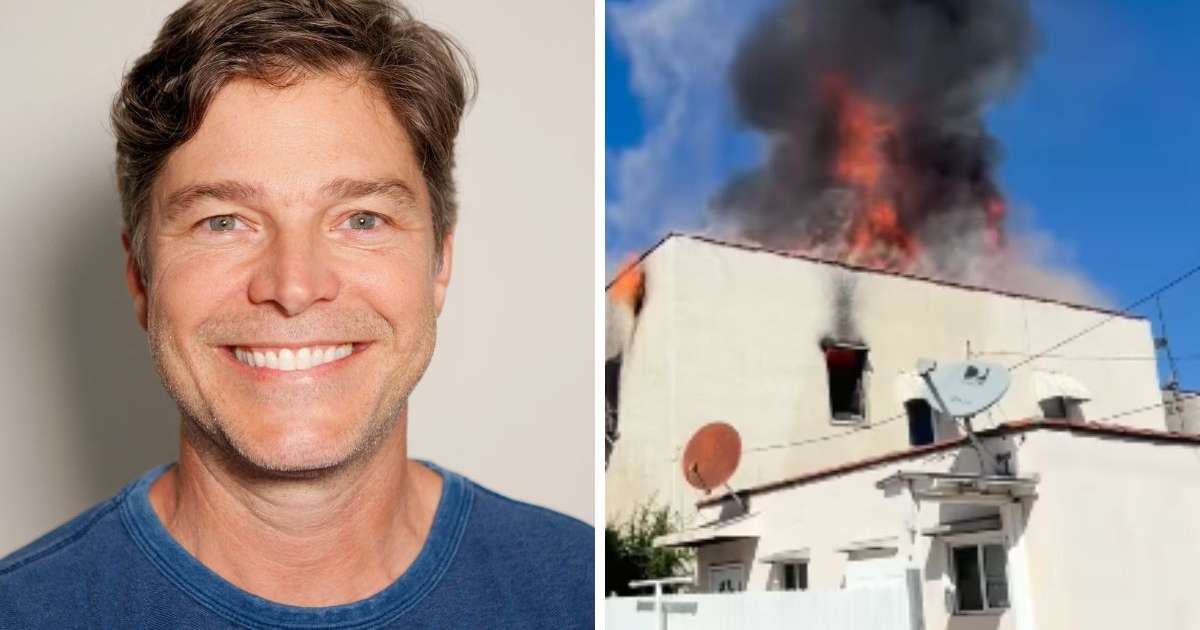 Ex-galã da Globo desabafa sobre incêndio que destruiu casa nos EUA e enaltece ajuda de amigos: 'Não temos onde ficar'