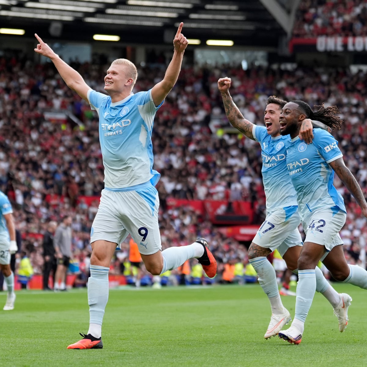 Manchester City se recuperam do cartão vermelho de Foden enquanto Haaland vence o clássico contra o United