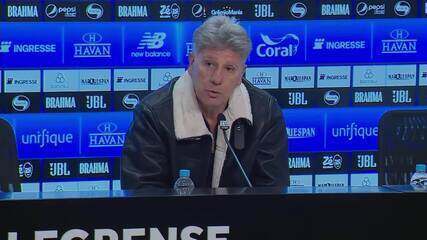 Renato Portaluppi fala sobre missão de tirar Grêmio da má fase