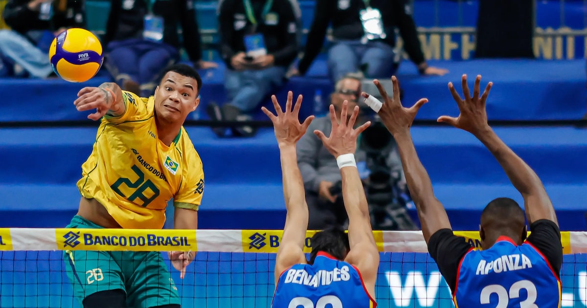 Brasil bate Colômbia e soma terceira vitória consecutiva no Sul-Americano Masculino de Vôlei