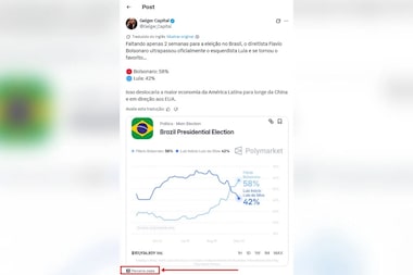 Renan Santos aciona TSE por interferência estrangeira nas eleições em favor de Flávio Bolsonaro