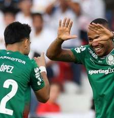 Palmeiras tomou dois gols no fim da partida, mas superou a LDU no pênaltis pela Libertadores - - Foto: Cesar Greco / Palmeiras / Jogada10